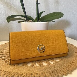 Michael Kors Yellow Women's Wallet
